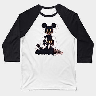 Creepy Mickey Baseball T-Shirt